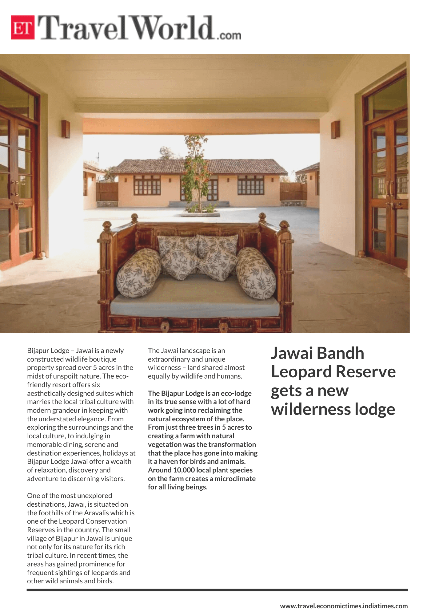 Luxury Safari Camp Jawai Rajasthan